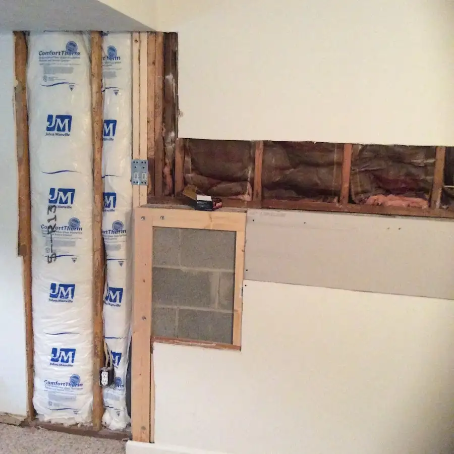 Wall insulation replacement during Odor Removal & Deodorization in Baker